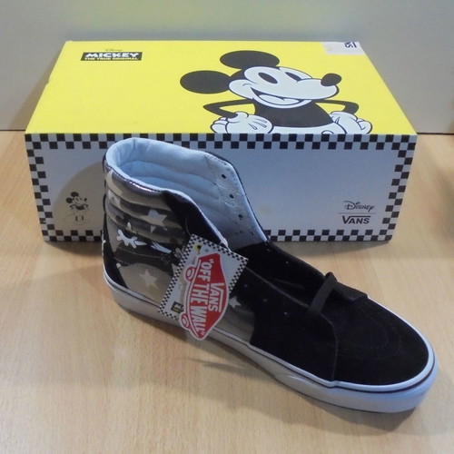 Vans Sk8-Hi Mickey Mouse Disney Plane Crazy authentic shoes size 44 new