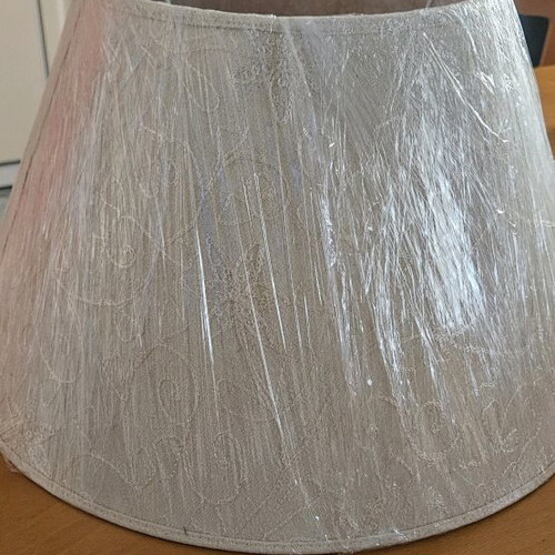 Floor lamp shade new, sugar color