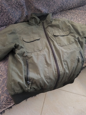 Admiral jacket used, khaki, size L