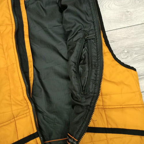 Nike ACG Retro Puffer Vest used, orange and black, size S