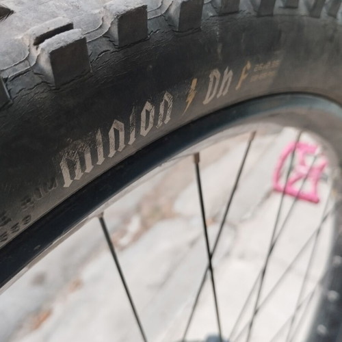 Maxxis Minion DHF tire used, downhill-enduro
