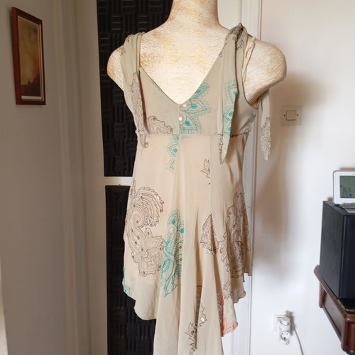 Lynne vintage blouse used, beige mint, size M