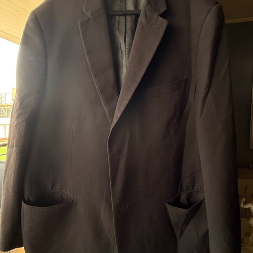 Men's black jacket size 62 like new