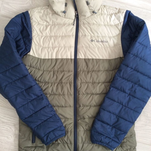 Columbia Powder Lite Hooded Jacket size S like new, khaki