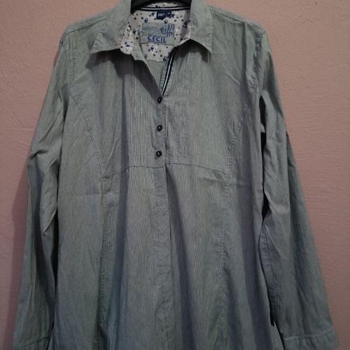 Cecil cotton tunic shirt new, lightweight striped casual