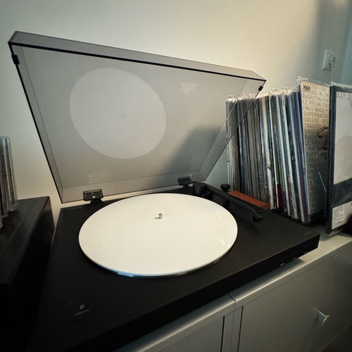 Acrylic Slipmat 12” λευκό glossy 3mm για πικάπ σαν καινούργιο