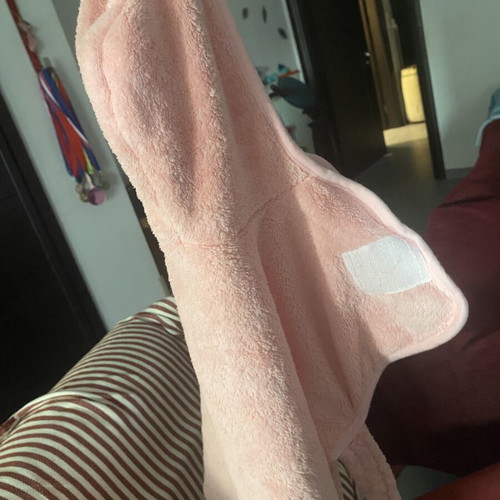 Pet bathrobe size small like new