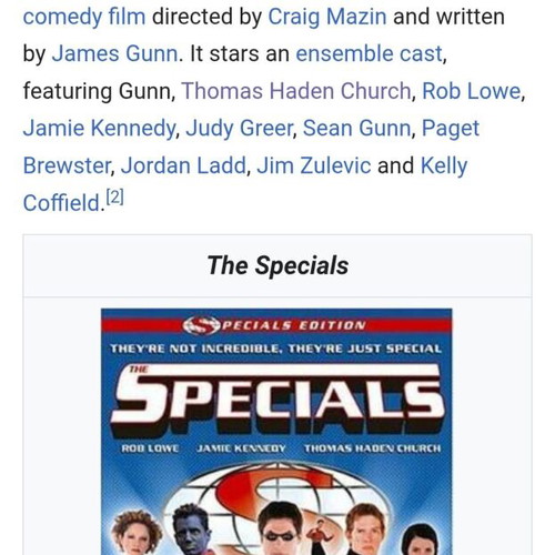 The Specials 2000 VHS like new, comedy action adventure with subtitles