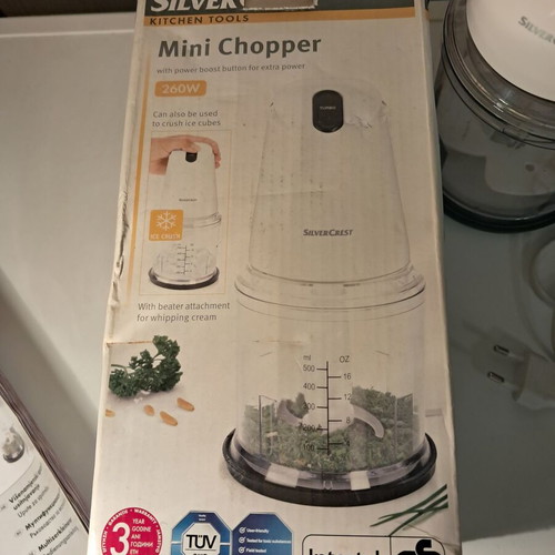 Mini Chopper SilverCrest SMZ 260 B1 new electric food processor