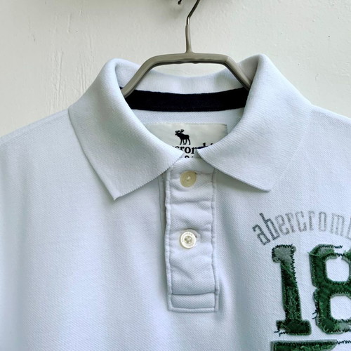 Abercrombie & Fitch Kids Polo Shirt white like new, size L