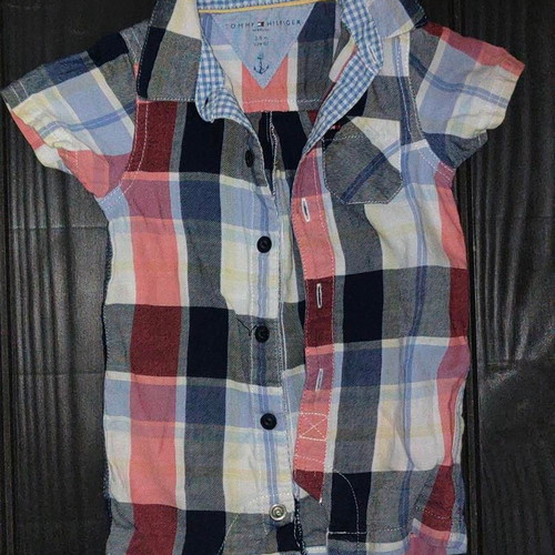 Tommy Hilfiger Baby Checked Shirt 3-6 Months like new