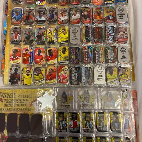 Collectible Pokemon and football tags used