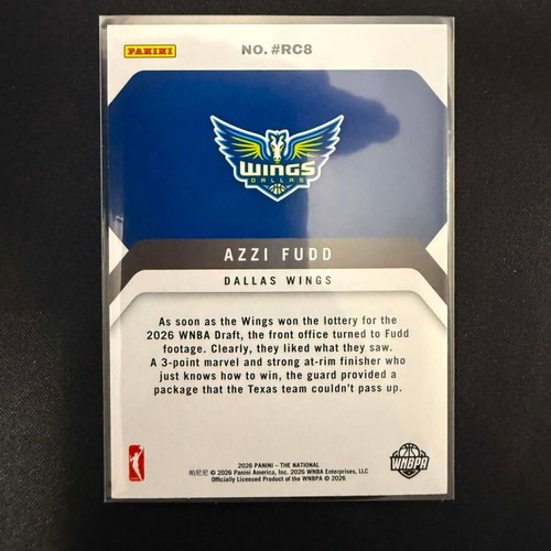 2026 Panini National NSCC Silver Pack Azzi Fudd Rookie RC Dallas Wings