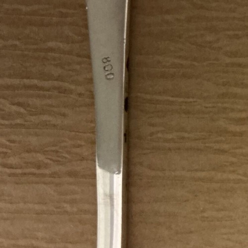 Vintage silver spoon 800 grade collectible