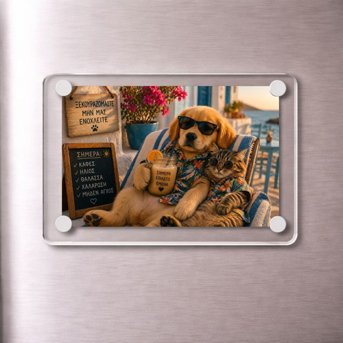 Acrylic fridge magnet "Today I Choose Me" new