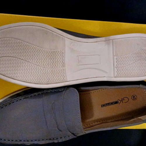 Gianna Kazakou blue moccasin shoes size 43 like new
