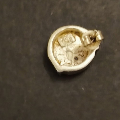 Silver gold 925/18k earrings like new