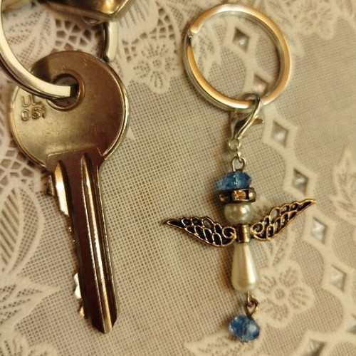 Handmade angel key holder new
