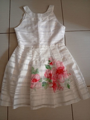 Mayoral dress like new for girls 12-14 years, white and pink