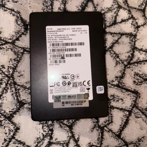 HP 480GB SSD like new