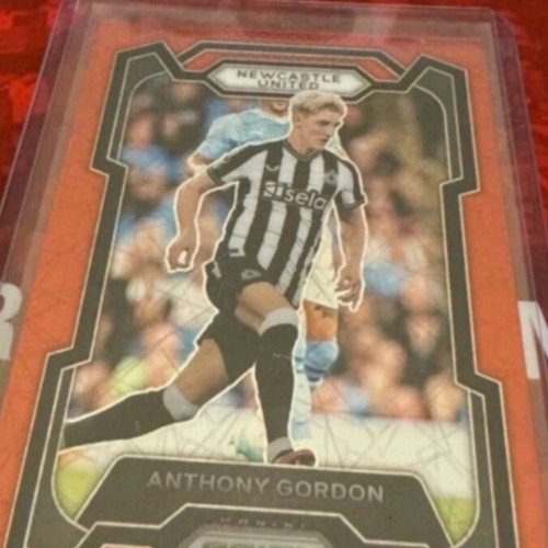 Panini Prizm Premier League Anthony Gordon Orange Prizm card 2023-24 like new