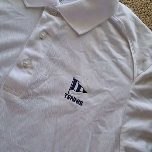 Tennis dry-fit shirt size M like new, white men's sportswear