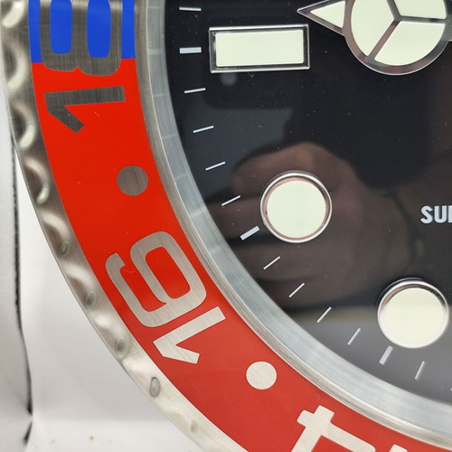 Rolex GMT-Master II wall clock with sweeping seconds hand