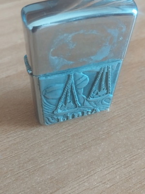 Zippo Libra lighter used, rare collectible