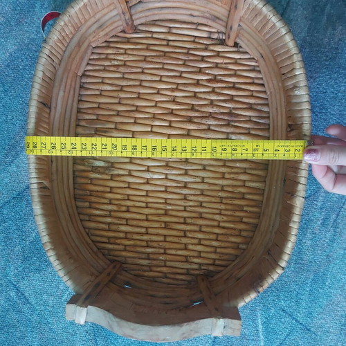Wicker basket used, dimensions 29x37