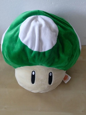 Λούτρινο παιχνίδι μαξιλάρι Taito Super Mario Mushroom μεταχειρισμένο