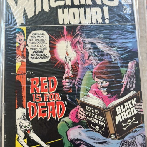 The Witching Hour comic book used, dark mansion and sinister secrets