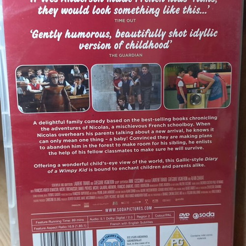 Petit Nicolas DVD like new with English subtitles