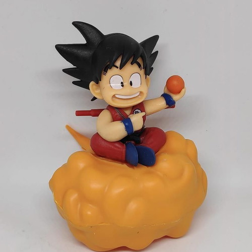 Dragonball Young Son Goku figure on Kinto-un flying cloud, 11cm