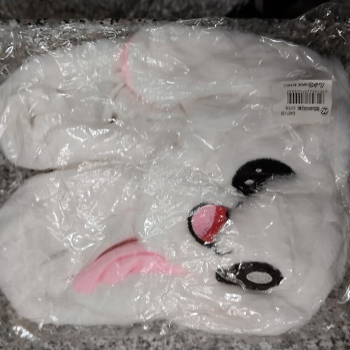 Children's Bunny Hat with Moving Ears new, white