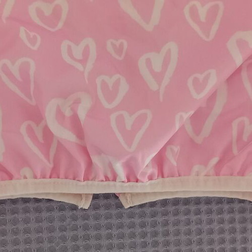 Light jacket used for 6 years old, white and pink