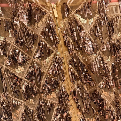 BSB cardigan with gold sequins like new