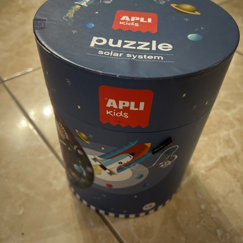 Apli Kids circular solar system puzzle used, 48 pieces