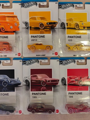 Hot Wheels Silver Series Pantone Mix1 full set new