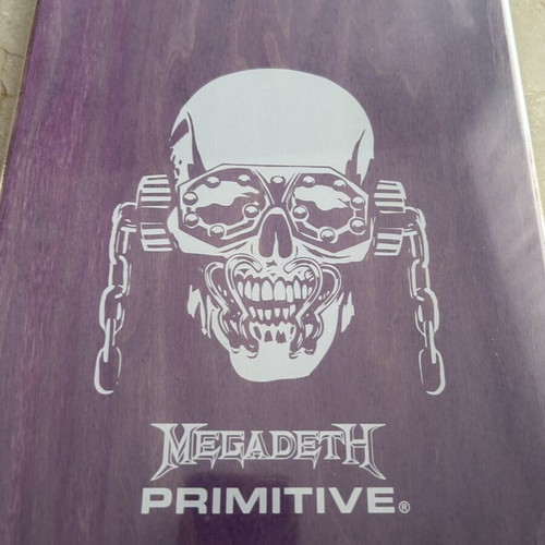 Skateboard deck Primitive Megadeth Silvas new