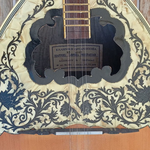 Handmade old Bouzouki Muratidis used
