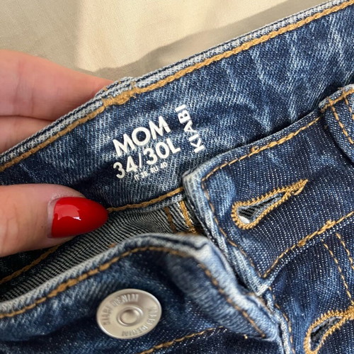 Kiabi jeans like new, elastic fit, blue, sizes S and M