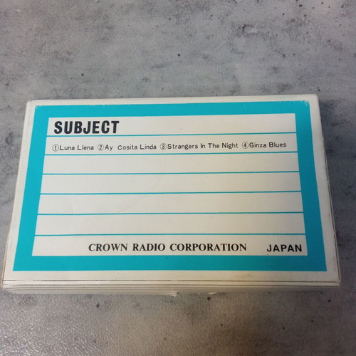 Crown CRC Promo Demonstration Tape 1980s like new, made in Japan