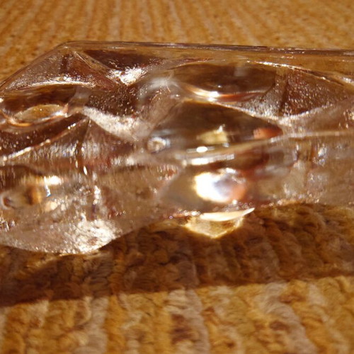 Vintage glass paperweight like new, wall mountable