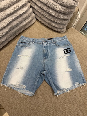 Dolce & Gabbana denim shorts like new, size 52, blue