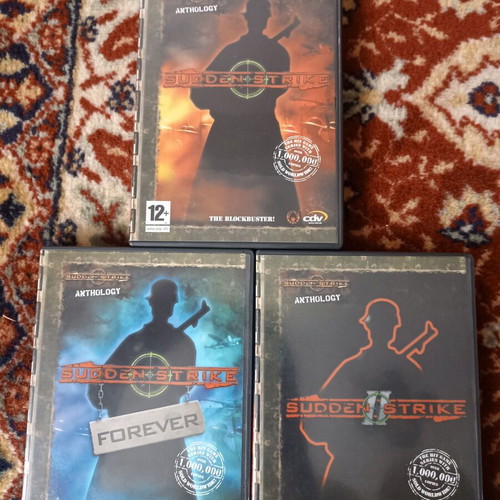 Sudden Strike Anthology collectible for PC like new in box