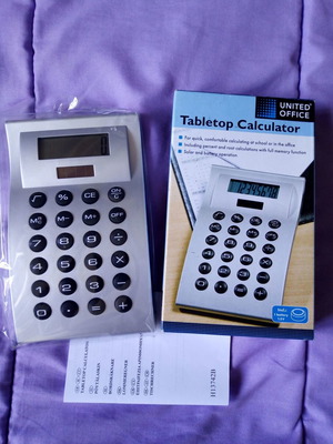 Αριθμομηχανή United Office καινούργια, επιτραπέζια, made in UK