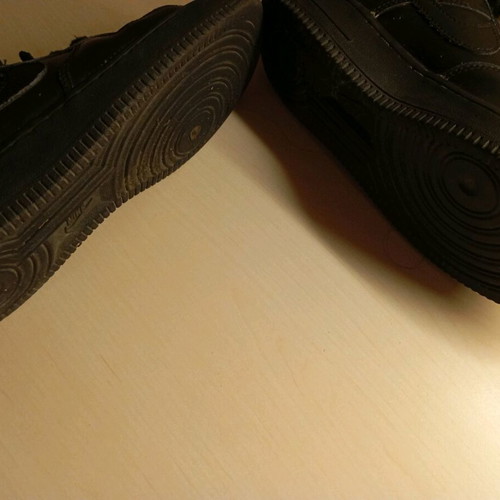 Nike Air Force athletic shoes like new, size 38, black