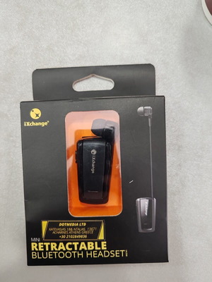 Bluetooth ακουστικό ολοκαίνουργιο με αναδιπλούμενο κορδόνι