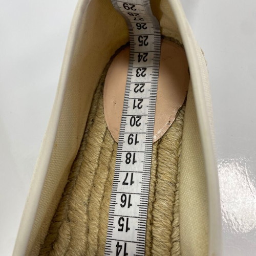 Gucci Beige Canvas Espadrilles Size 39 Like New