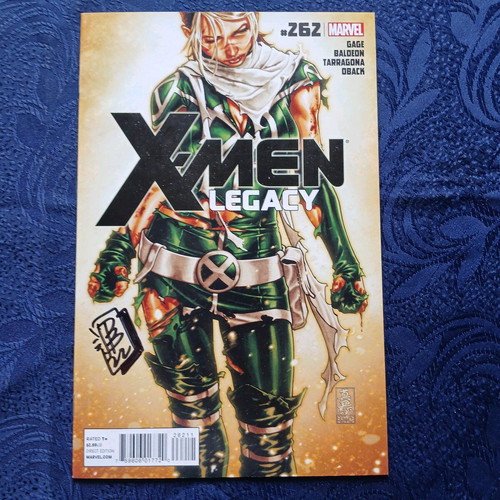 X-men Legacy #262 like new with David Baldeon signature